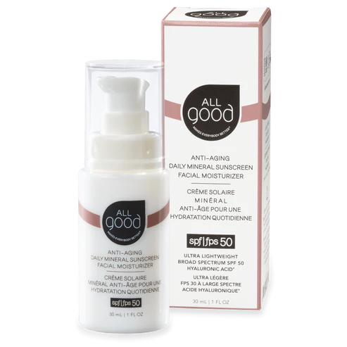 All Good Mineral Sunscreen Facial Moisturizer